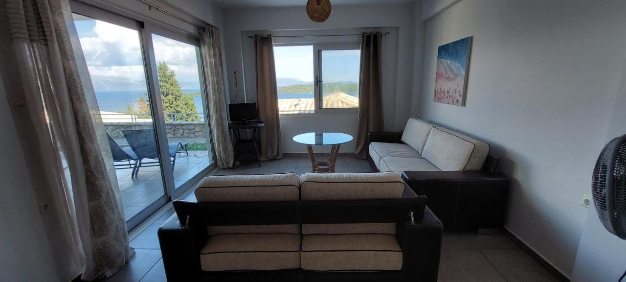 Lefkada Unique Sea View Apartment Nidhrion Exteriör bild