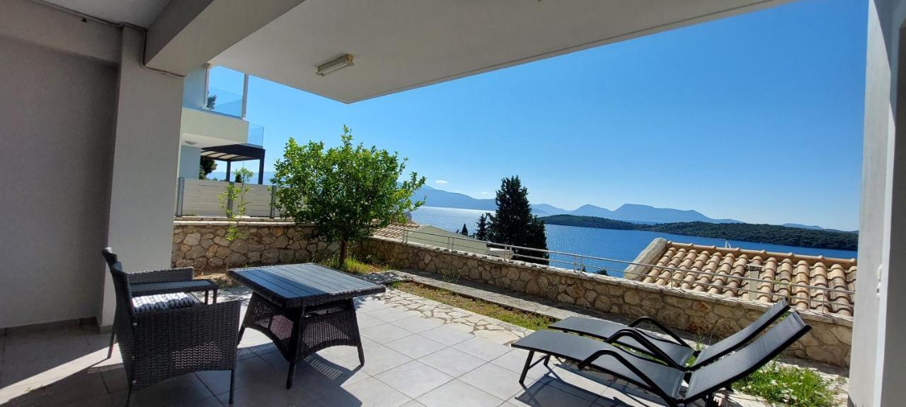 Lefkada Unique Sea View Apartment Nidhrion Exteriör bild