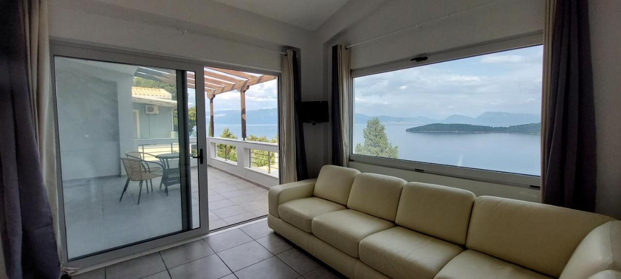 Lefkada Unique Sea View Apartment Nidhrion Exteriör bild