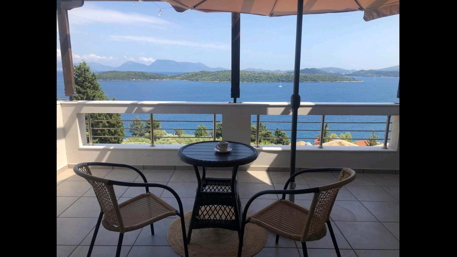 Lefkada Unique Sea View Apartment Nidhrion Exteriör bild