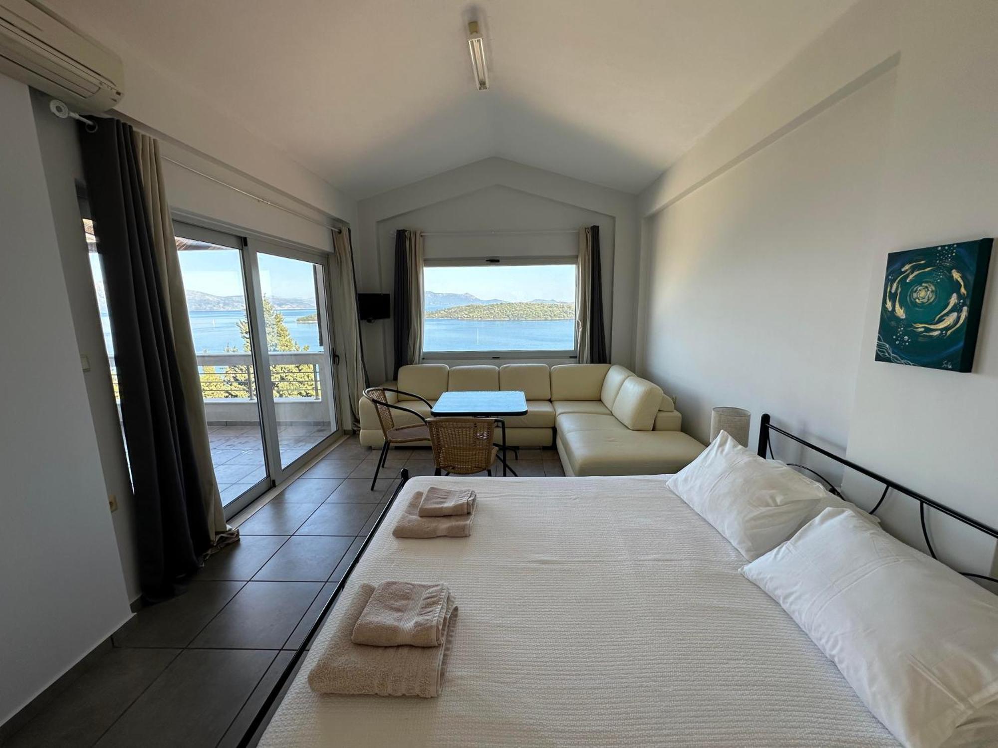Lefkada Unique Sea View Apartment Nidhrion Exteriör bild